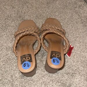Women's Tan Braided Sandals